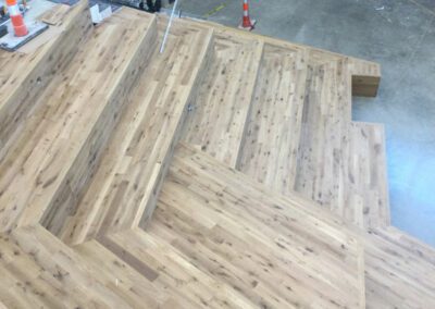 STEM Innovation Center | Livesawn American White Oak Stairs | Woodwright