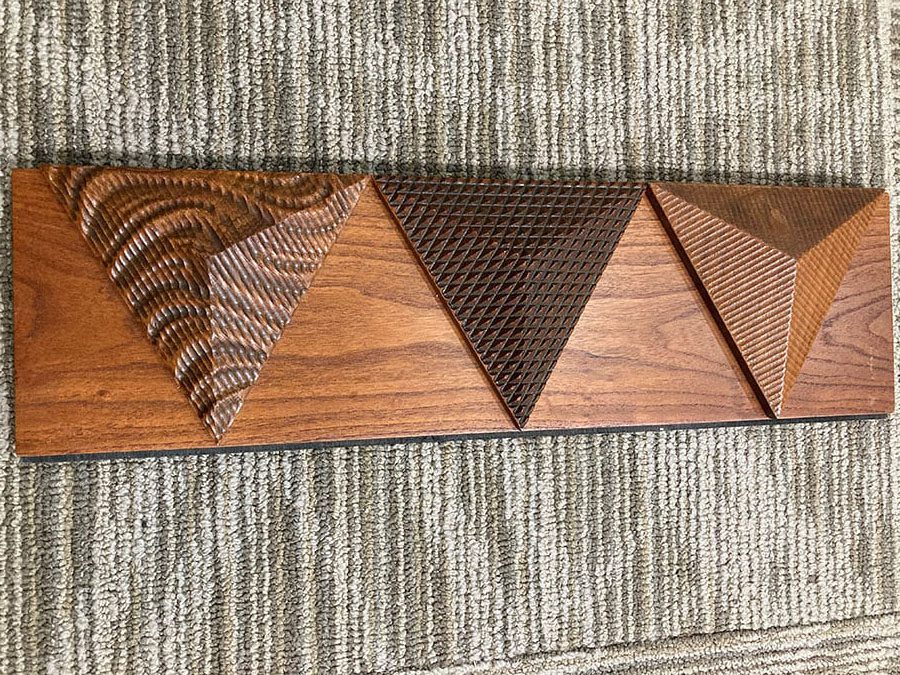 Pyramids with CNC Designs | Woodwright